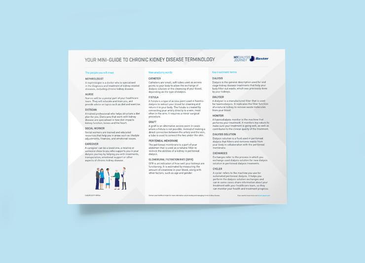 Image of the downloadable page you can access to help you understand the basic information of CKD
