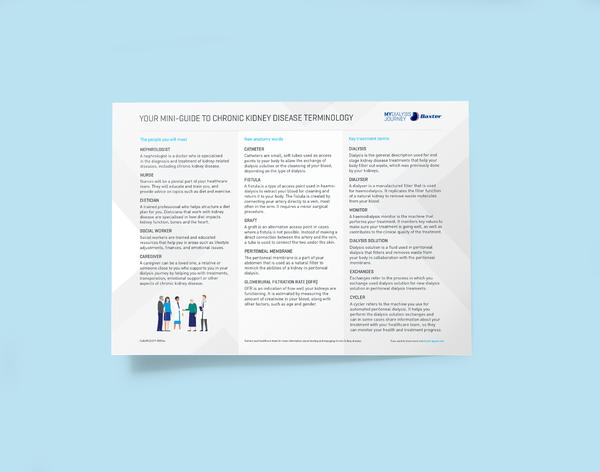 Image of the downloadable page you can access to help you understand the basic information of CKD